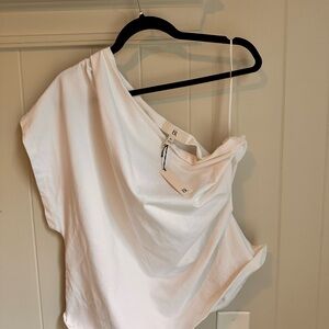 Elegant BR White Off-Shoulder Top NWT
